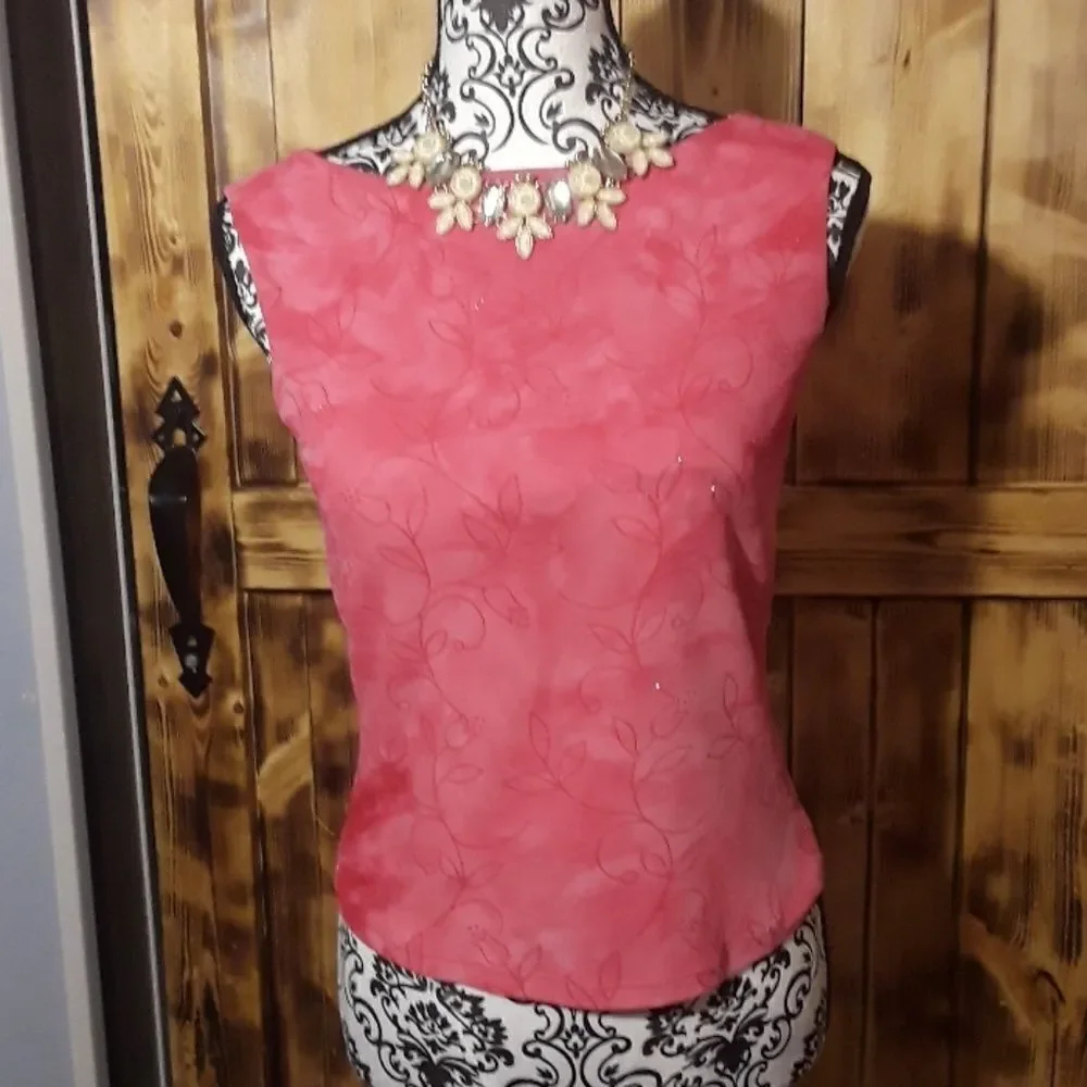 8/$20 Charlotte Russe Size L Pink Tank Top